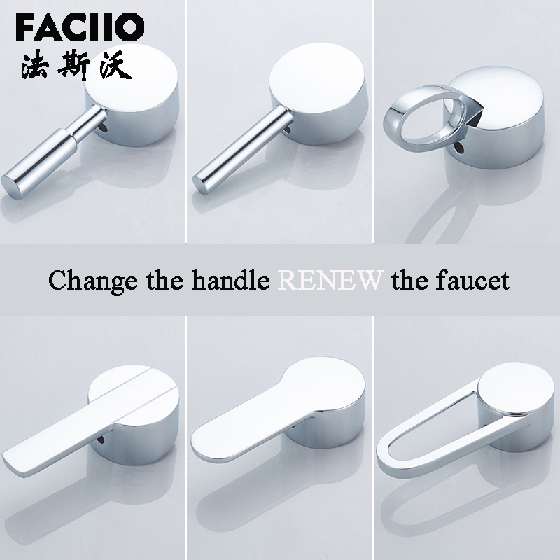 Basin Mixer Cartridge - FACIIOห้องน้ำเปลี่ยนก๊อกน้ำChrome Plated Tapsอุปกรณ์เสริมอ่างล้างหน้าสำหรับ35มม./40มม.ตลับหมึกSpool