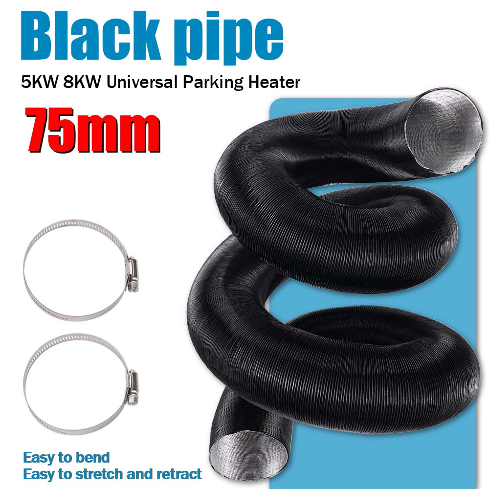 Flexible Hose Braided - ท่ออากาศสำหรับเครื่องทำความร้อนดีเซลขนาด 75 มม. ความยาว 100/200/300 ซม.