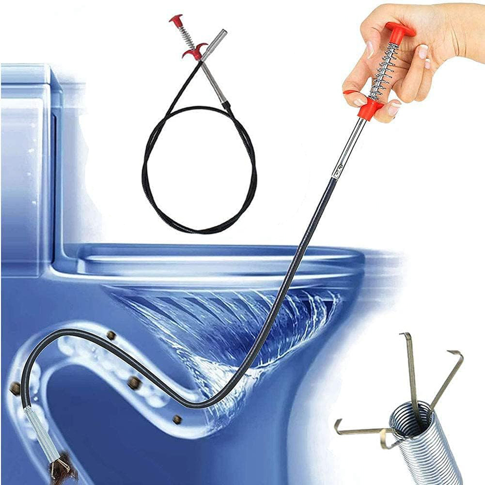 Pipe Freeze Spray - 57 ซม.ท่อระบายน้ําท่อ Unblocker งูฤดูใบไม้ผลิท่อเครื่องมือขุดลอกห้องครัวห้องน้ําท่อระบายน้ําทําความสะอาดเครื่องมือห้องครัวดัดอ่างล้างจานเครื่องมือ