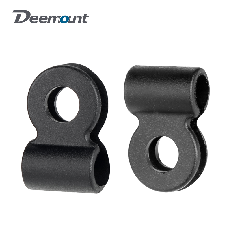 Plastic Pipe Clip - ตัวล็อคสายเคเบิลจักรยานสำหรับสายเบรกและสายเกียร์ ทำจากพลาสติกทนทาน แบบคลิปหนีบรูเดียว พร้อมท่อจัดการสาย