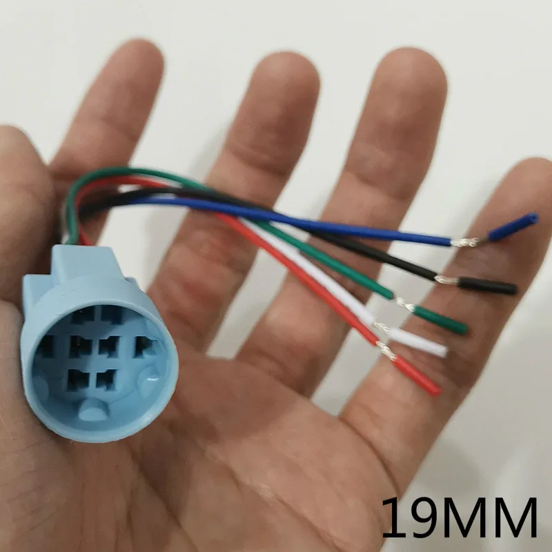 Push Fit Connector - 19 มม.ปุ่มกดแบนPinsประเภทขั้วต่อสวิทช์ปุ่มกดสวิทช์