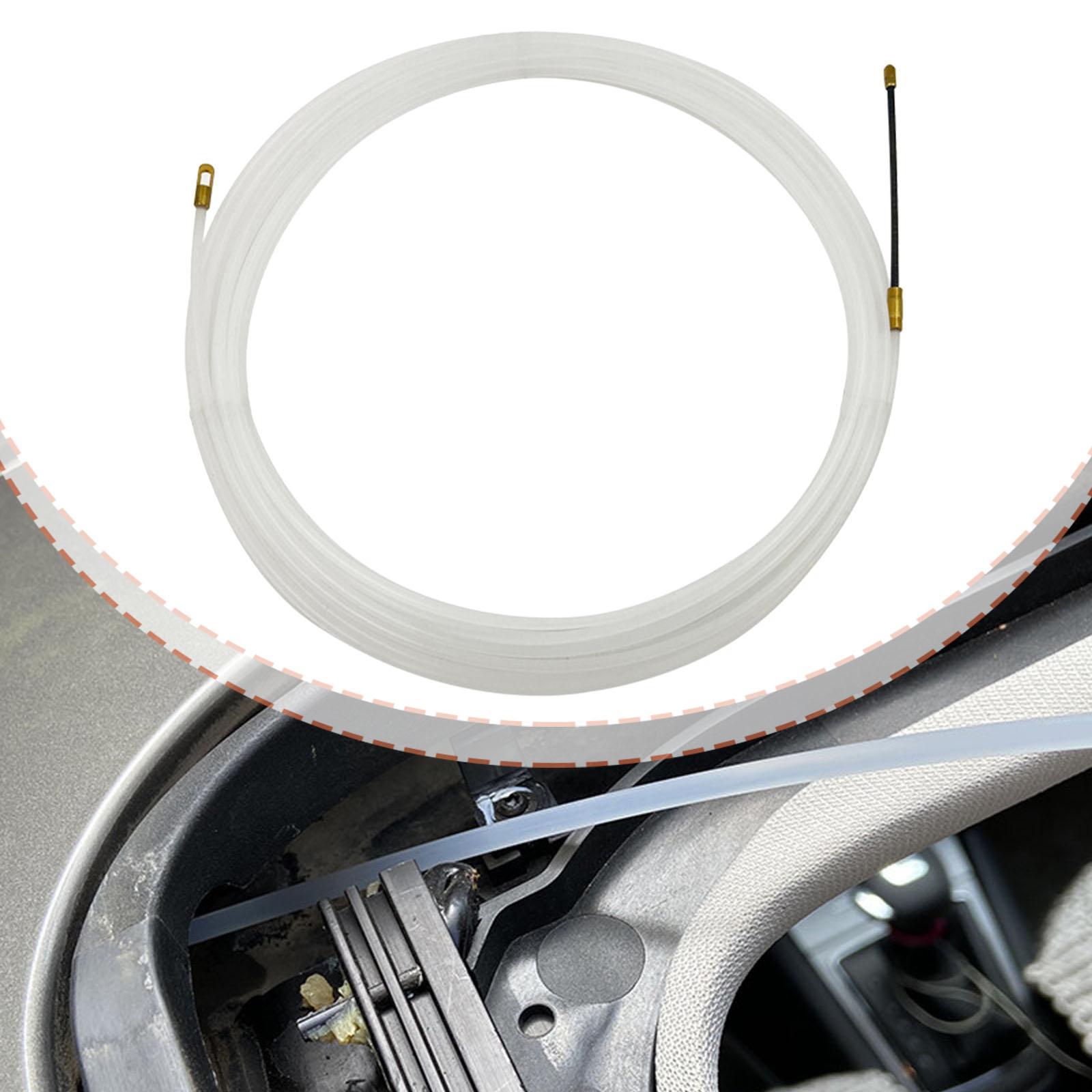 Drain Snake Flexible - ท่อระบายน้ำ PVC สีขาวสำหรับหลังคาซันรูฟรถยนต์ ท่ออ่อนสำหรับทำความสะอาดท่อระบายน้ำ ยาวพิเศษ สำหรับการบำรุงรักษารถยนต์
