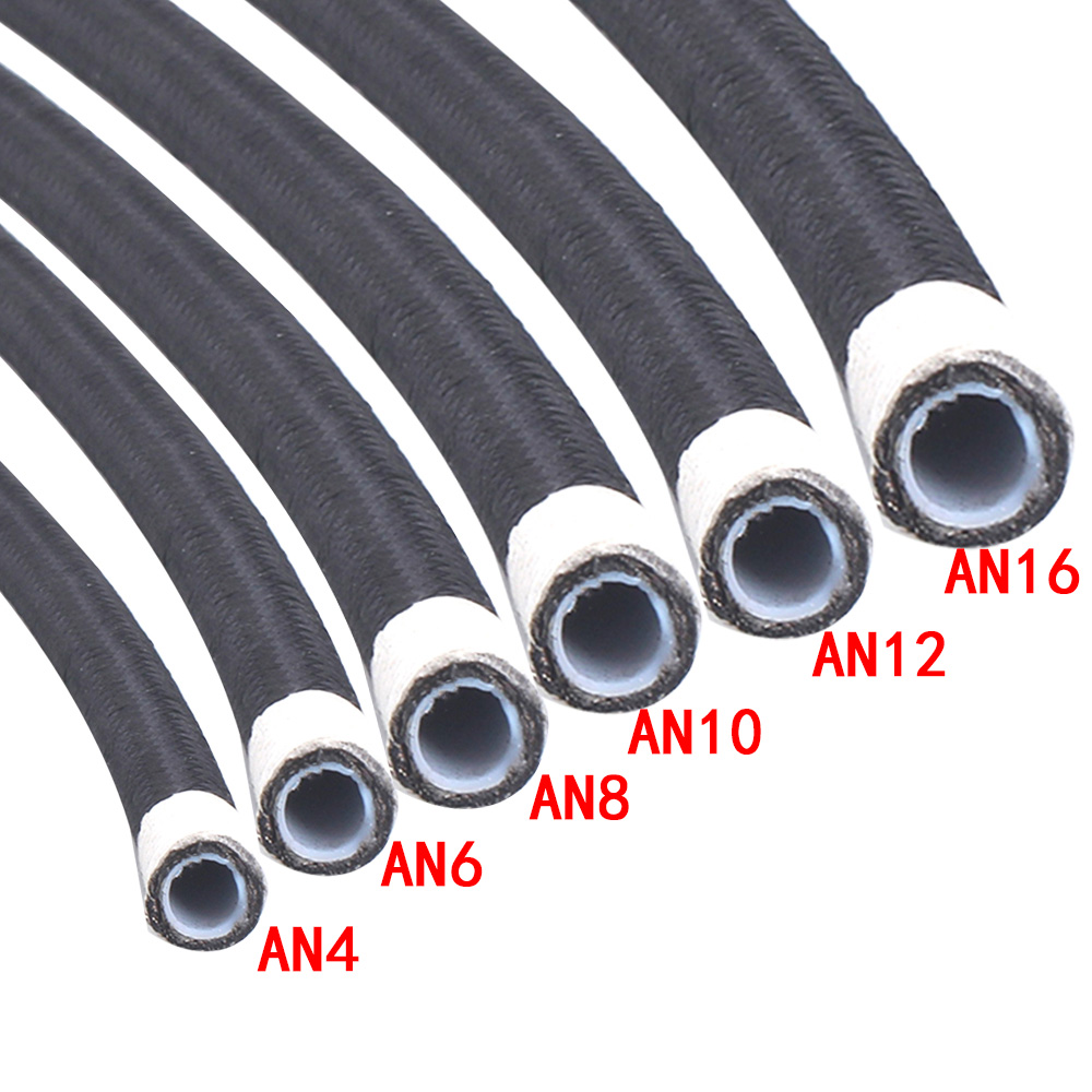 Ptfe Tape Thread - สาย AN4-AN12สำหรับรถแข่งยาว1ม./3M/6ม., สายเบรค PTFE ท่อน้ำมันเชื้อเพลิงคูลเลอร์ท่อรถยนต์