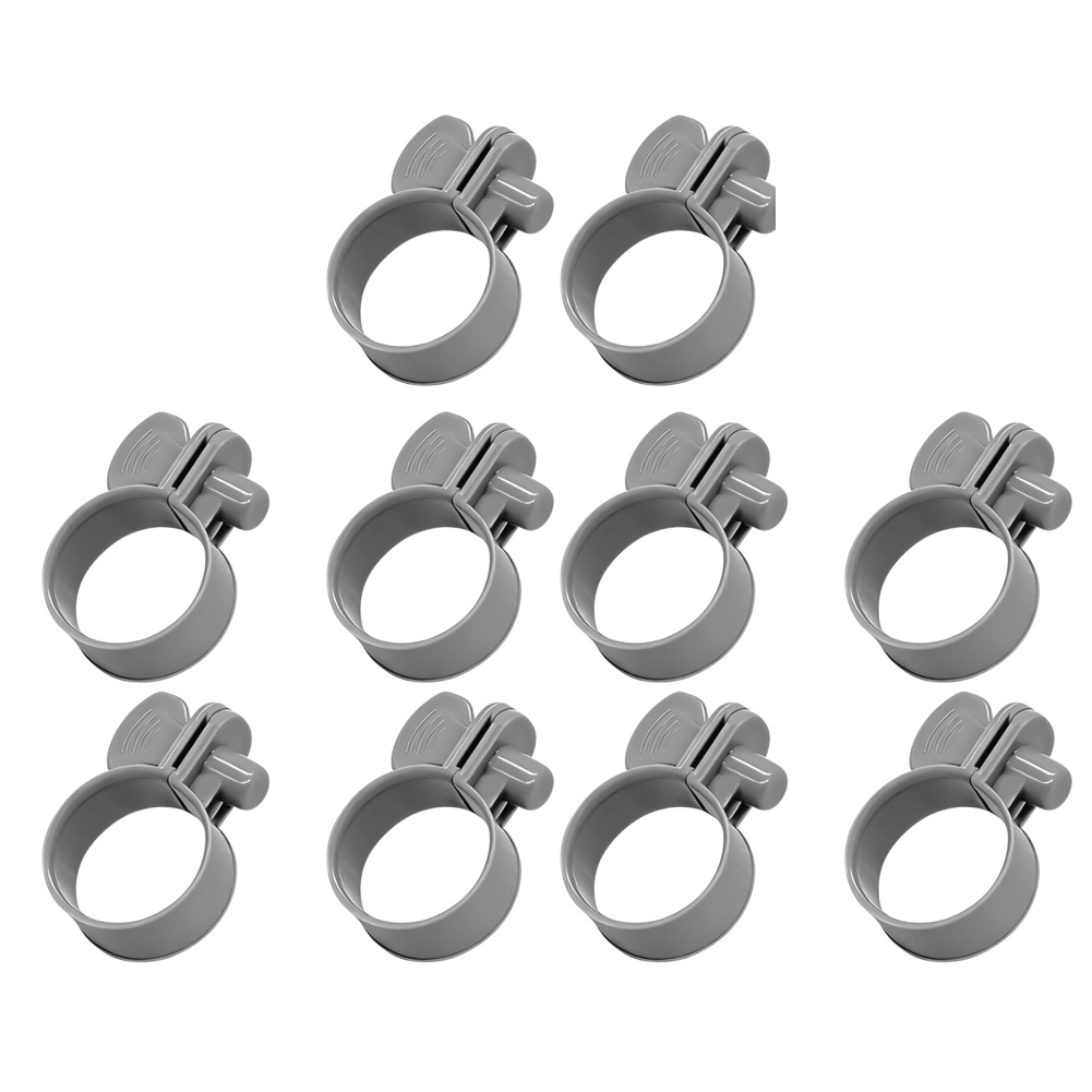 Plastic Pipe Clip - 4/10PCS สำหรับอินเท็กซ์ชุดแคลมป์ยึดท่อ 1-1/4 นิ้วการเชื่อมต่อท่อพลาสติกป้องกันการรั่วซึมแคลมป์ยึดท่ออุปกรณ์เสริมปั๊มกรองสระว่ายน้ำ