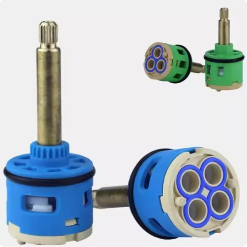 Shower Valve Cartridge - 1PC ห้องอาบน้ําก๊อกน้ําตลับหมึกอุปกรณ์เสริมหัวฝักบัวอ่างอาบน้ําวาล์วผสมน้ํา 3/4 ตําแหน่ง 26 มม.28