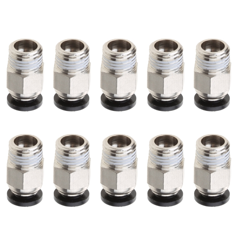 Ptfe Tape Thread - ชิ้นส่วนเครื่องพิมพ์3D V6หัวต่อคอมพิวเตอร์นิวเมติก PC4 01 M10สำหรับท่อ PTFE