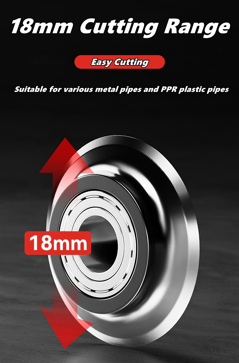 Pipe Cutter Ratchet - เครื่องตัดท่อแบบใช้ประแจ 8-29 มม. เครื่องตัดท่ออเนกประสงค์ สแตนเลส ทองแดง