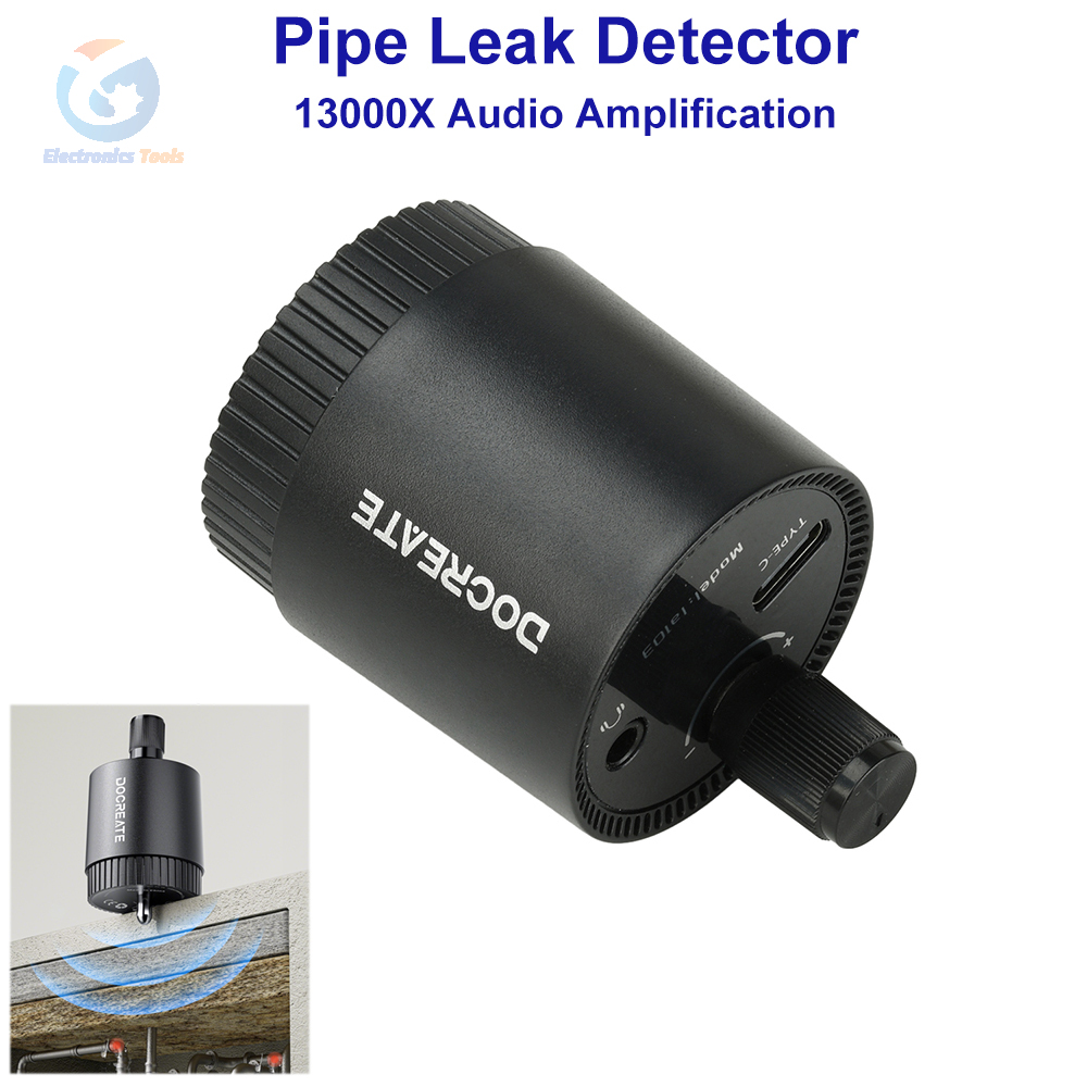 Pipe Freeze Spray - เครื่องตรวจจับการรั่วไหลของน้ำ 3.7V แบบชาร์จไฟได้ผ่านพอร์ต Type-C สำหรับตรวจสอบท่อ ระบบทำความร้อนใต้พื้น