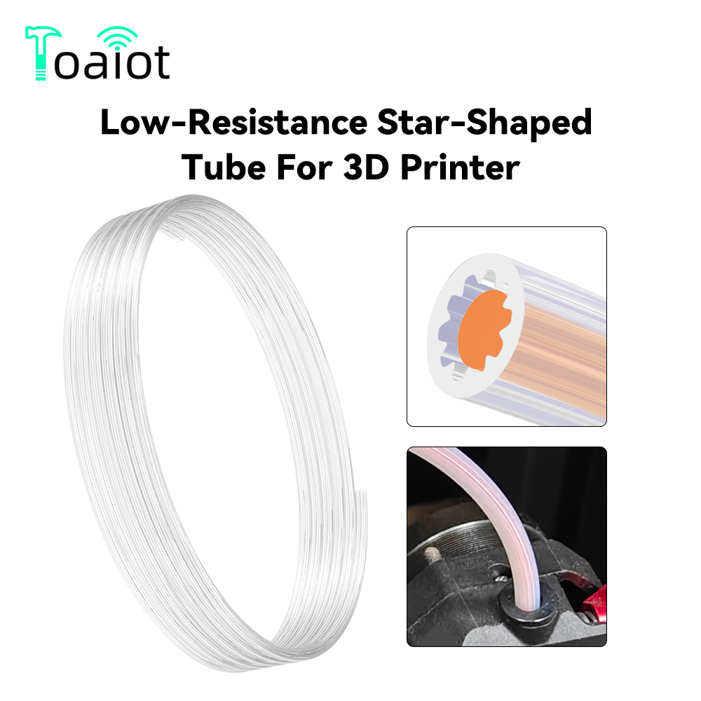 Ptfe Tape Thread - ท่อ PTFE รูปดาวความต้านทานต่ำสำหรับเครื่องพิมพ์ 3 มิติ OD