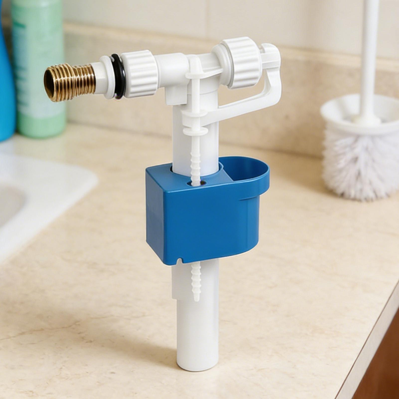 Toilet Fill Valve - วาล์วเติมน้ำชักโครก ข้อต่อทองเหลือง G3/8 G1/2 ป้องกันการรั่วซึม แบบเติมน้ำด้านข้าง