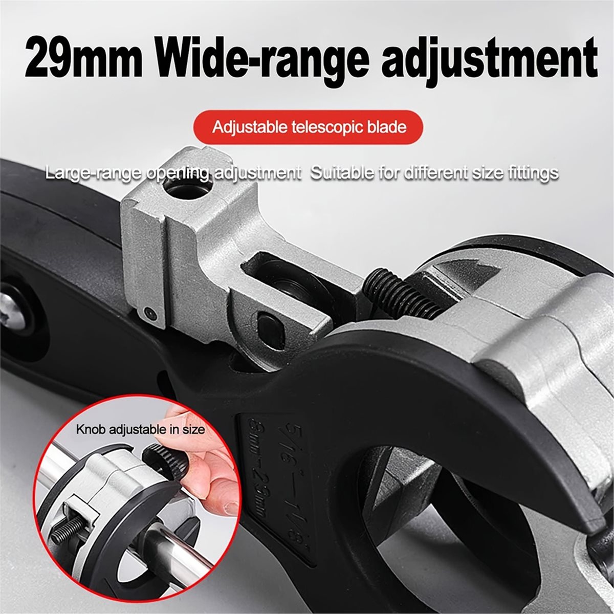 Pipe Cutter Ratchet - เครื่องตัดท่อแบบแร็ทเช็ต - เครื่องมืออเนกประสงค์สำหรับท่อทองแดง อลูมิเนียม เหล็ก สแตนเลส