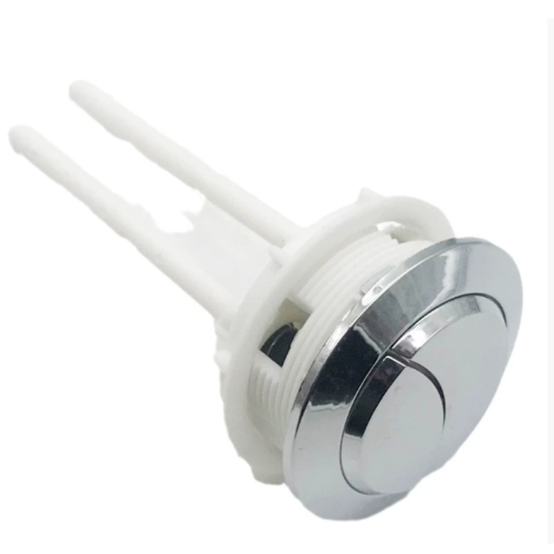 Toilet Fill Valve - วาล์วถังน้ำชักโครกขนาด 38 มม. แบบปุ่มกดคู่ อุปกรณ์เสริมในห้องน้ำ ปุ่มกดชักโครกแบบกดสองปุ่ม
