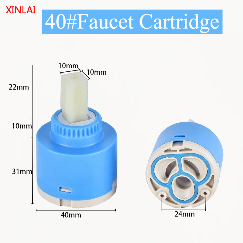 Basin Mixer Cartridge - ตลับก๊อกน้ําเซรามิกขนาด 35/40 มม. สําหรับมือจับเดี่ยววาล์วผสมน้ําร้อน/เย็นซ่อมอะไหล่