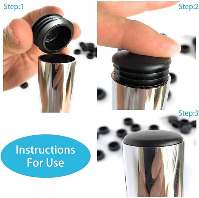 ฝาปิดปลายท่อพลาสติกทรงกลมสีดำ  - Plastic Pipe Clip บทวิจารณ์และราคา