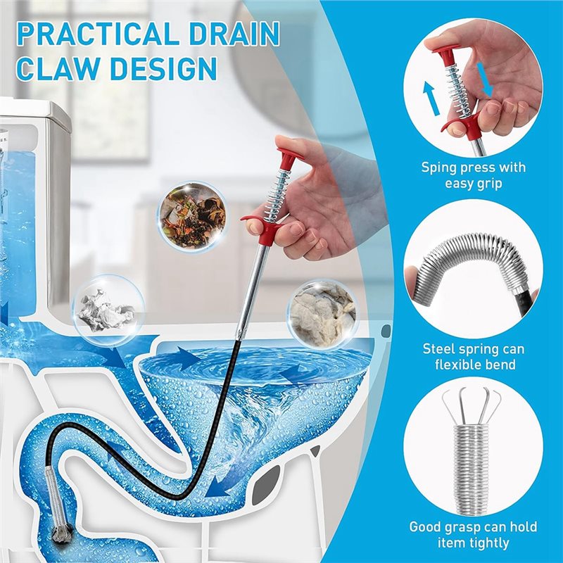 ABNL สำหรับอ่างอาบน้ำ, ห้องน้ำ - Drain Snake Flexible บทวิจารณ์และราคา