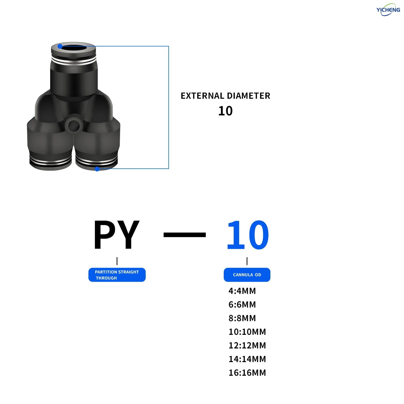 ข้อต่อท่อขนาด 10 มม. แบบ Y แยก - Push Fit Connector บทวิจารณ์และราคา