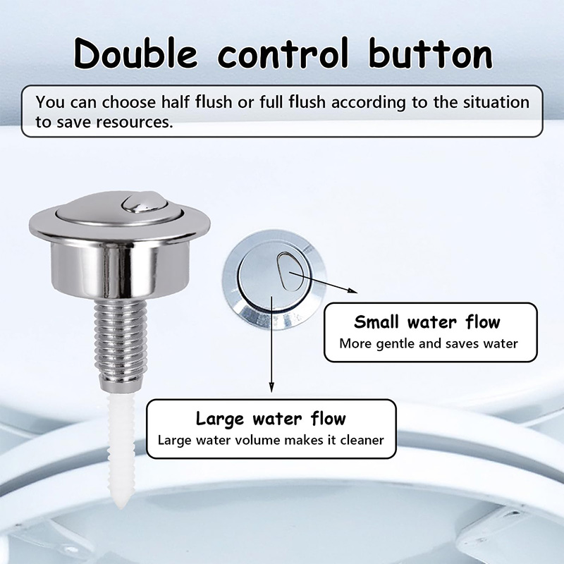 ปุ่มกดชักโครกแบบ Dual Flush สำ - Toilet Fill Valve บทวิจารณ์และราคา