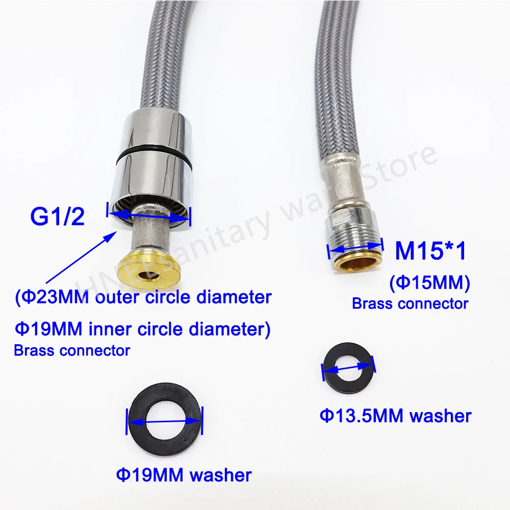 50 ซม./60 ซม./85 ซม./150 ซม.F1 - Flexible Hose Braided บทวิจารณ์และราคา