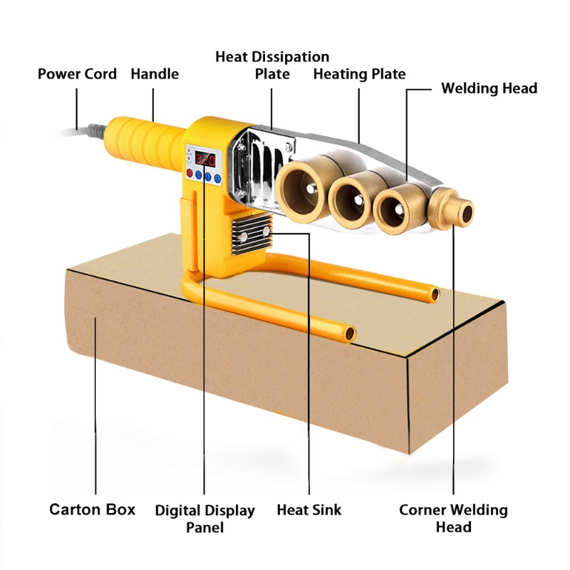 600/800/1000W เครื่องเชื่อมท่อ - Pipe Freeze Spray บทวิจารณ์และราคา