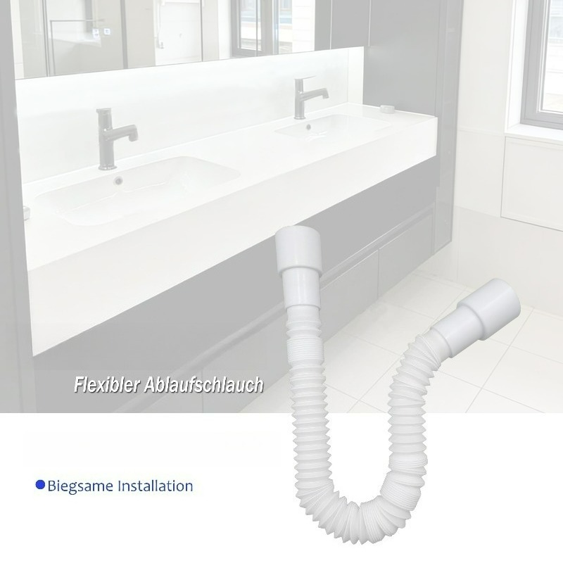 ท่อระบายน้ำแบบยืดหยุ่นสำหรับอ่ - Flexible Hose Braided บทวิจารณ์และราคา