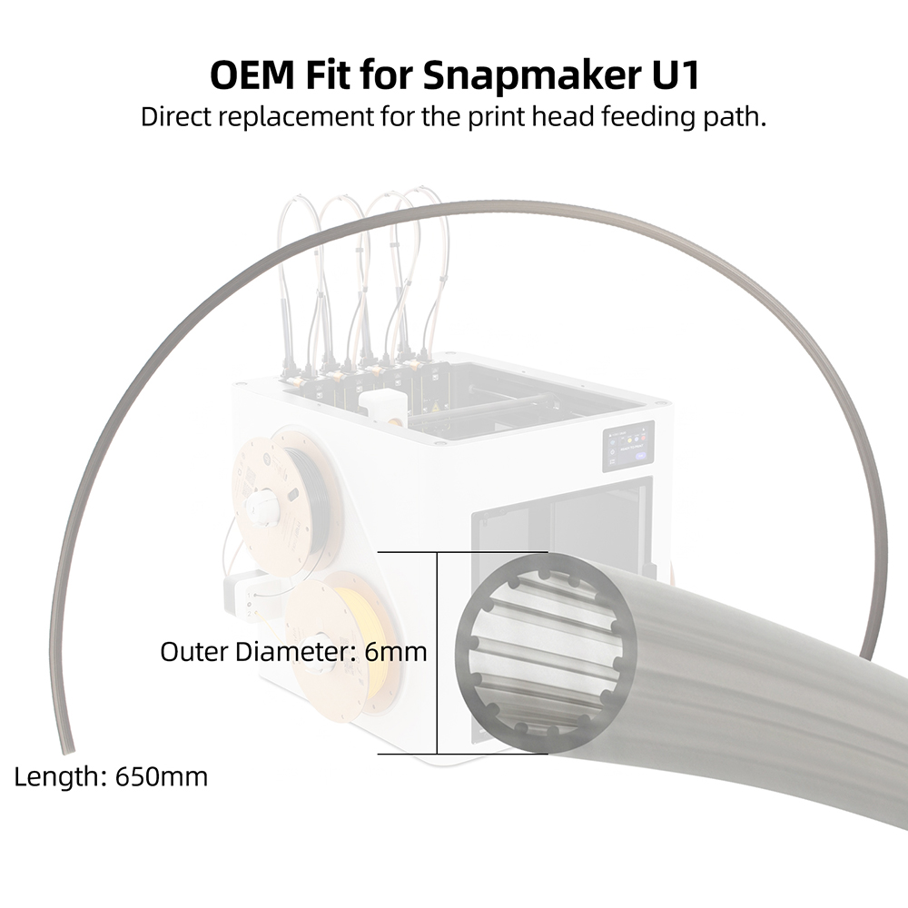 สำหรับ Snapmaker U1 ท่อรูปดาวค - Ptfe Tape Thread บทวิจารณ์และราคา
