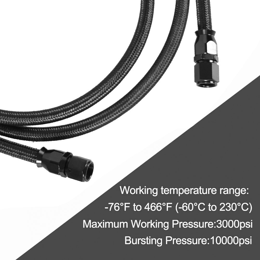 6AN ยืดหยุ่น PTFE Transmission - Flexible Hose Braided บทวิจารณ์และราคา