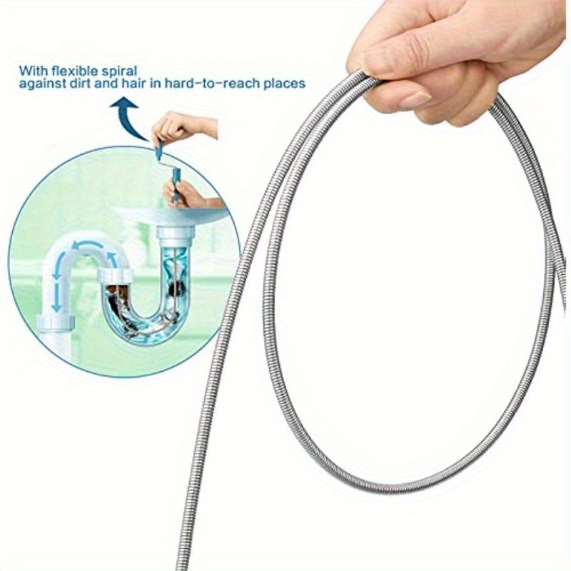 ที่ดันท่อแบบยืดหดได้ ทำจากเหล็ - Drain Snake Flexible บทวิจารณ์และราคา