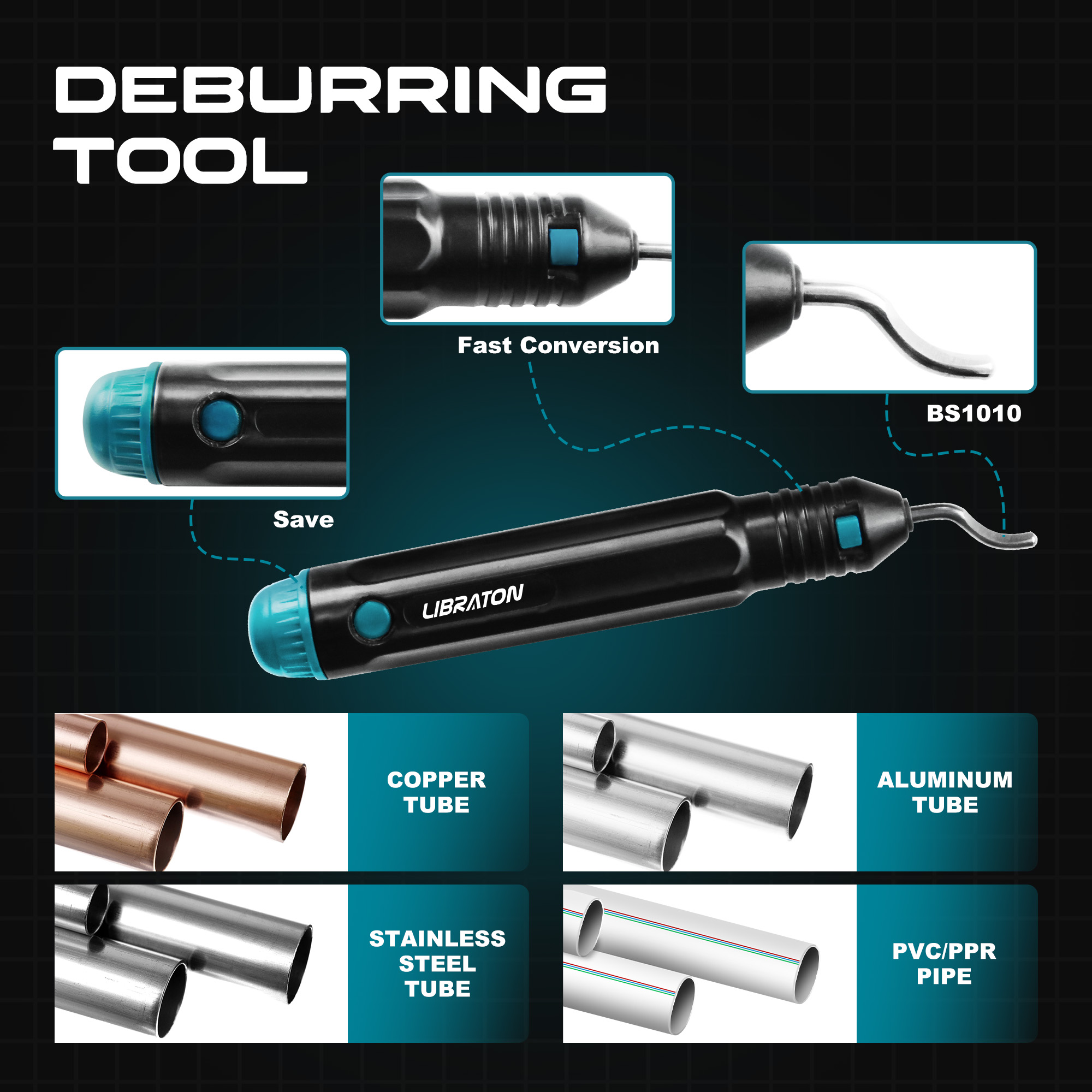 เครื่องตัดท่อ LIBRATON พร้อมใบ - Pipe Cutter Ratchet บทวิจารณ์และราคา