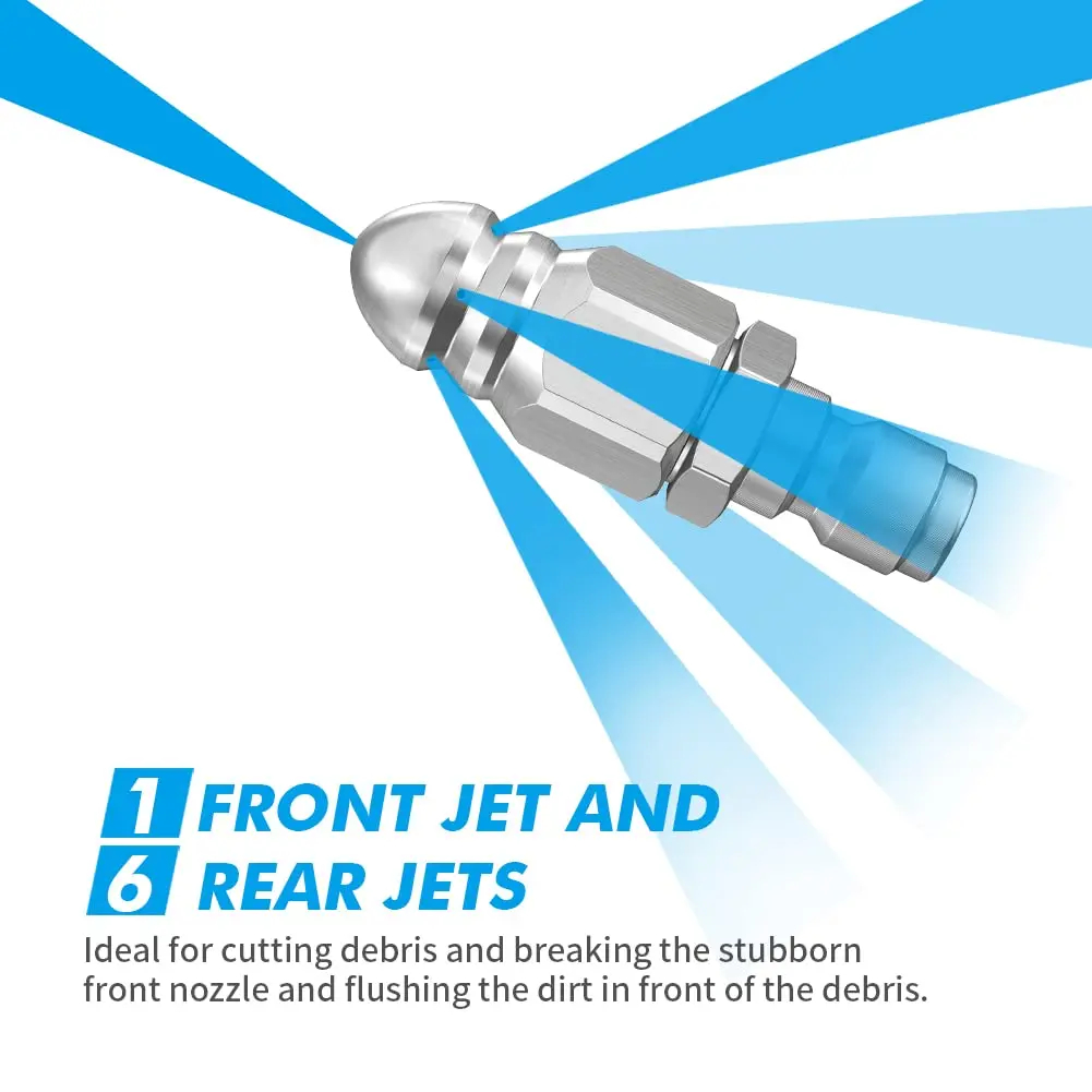 Water Jet เครื่องฉีดน้ําแรงดัน - Drain Pipe Clip บทวิจารณ์และราคา