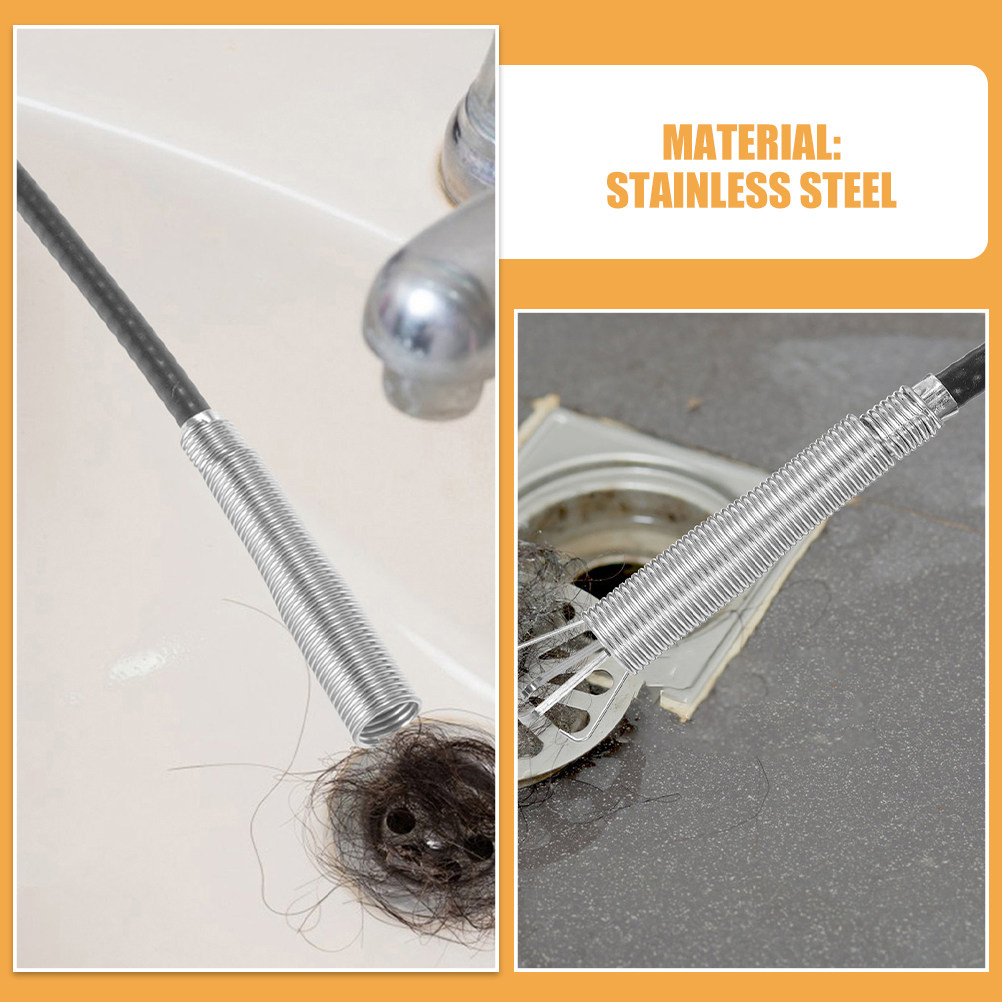 2 ชิ้น อุปกรณ์ทำความสะอาดท่อแบ - Drain Snake Flexible บทวิจารณ์และราคา