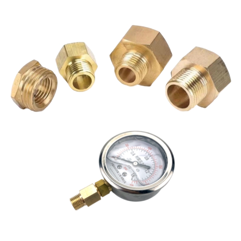 ข้อต่อแปลงเกจวัดแรงดัน ท่อทองเ - Compression Fitting Brass บทวิจารณ์และราคา