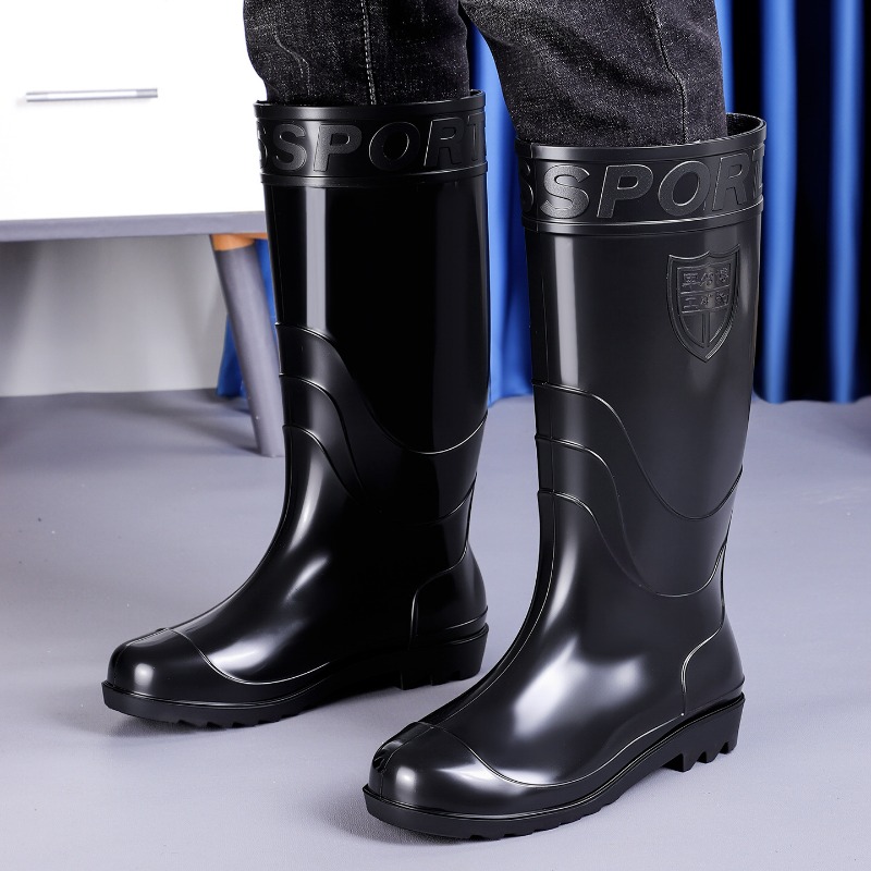 รองเท้าบูทกันฝนผู้ชาย รองเท้าบ - Pipe Bending Spring บทวิจารณ์และราคา