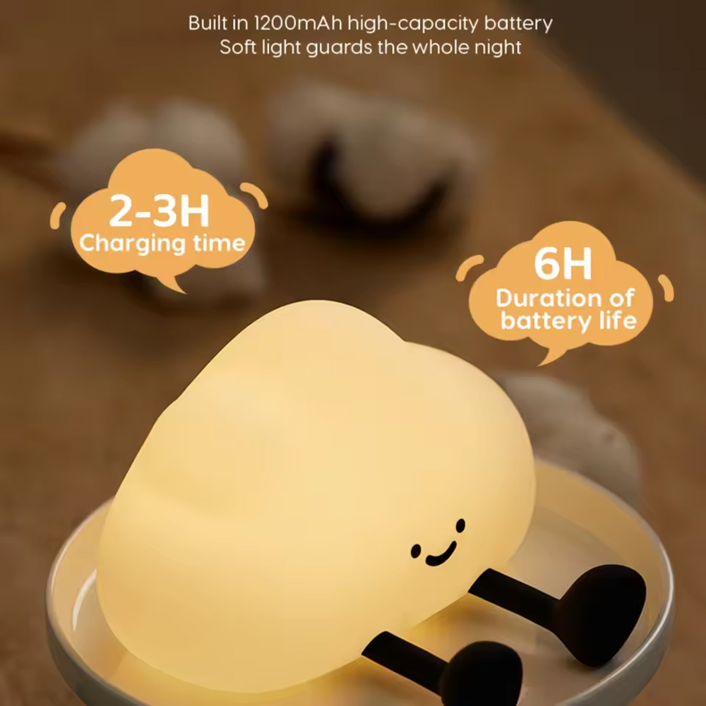 โคมไฟกลางคืนซิลิโคนรูปทรงเมฆน่ - Silicone Tap Washer บทวิจารณ์และราคา