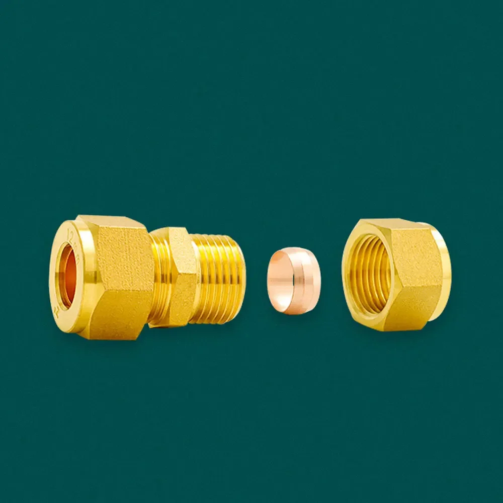 ข้อต่อท่อทองเหลืองขนาด 6/8/10/ - Compression Fitting Brass บทวิจารณ์และราคา