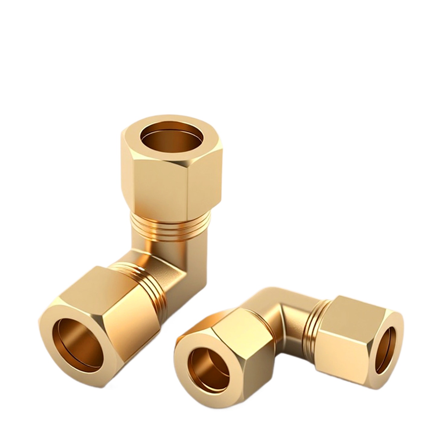 ข้อต่อท่อทองเหลืองแบบข้อศอก 90 - Compression Fitting Brass บทวิจารณ์และราคา