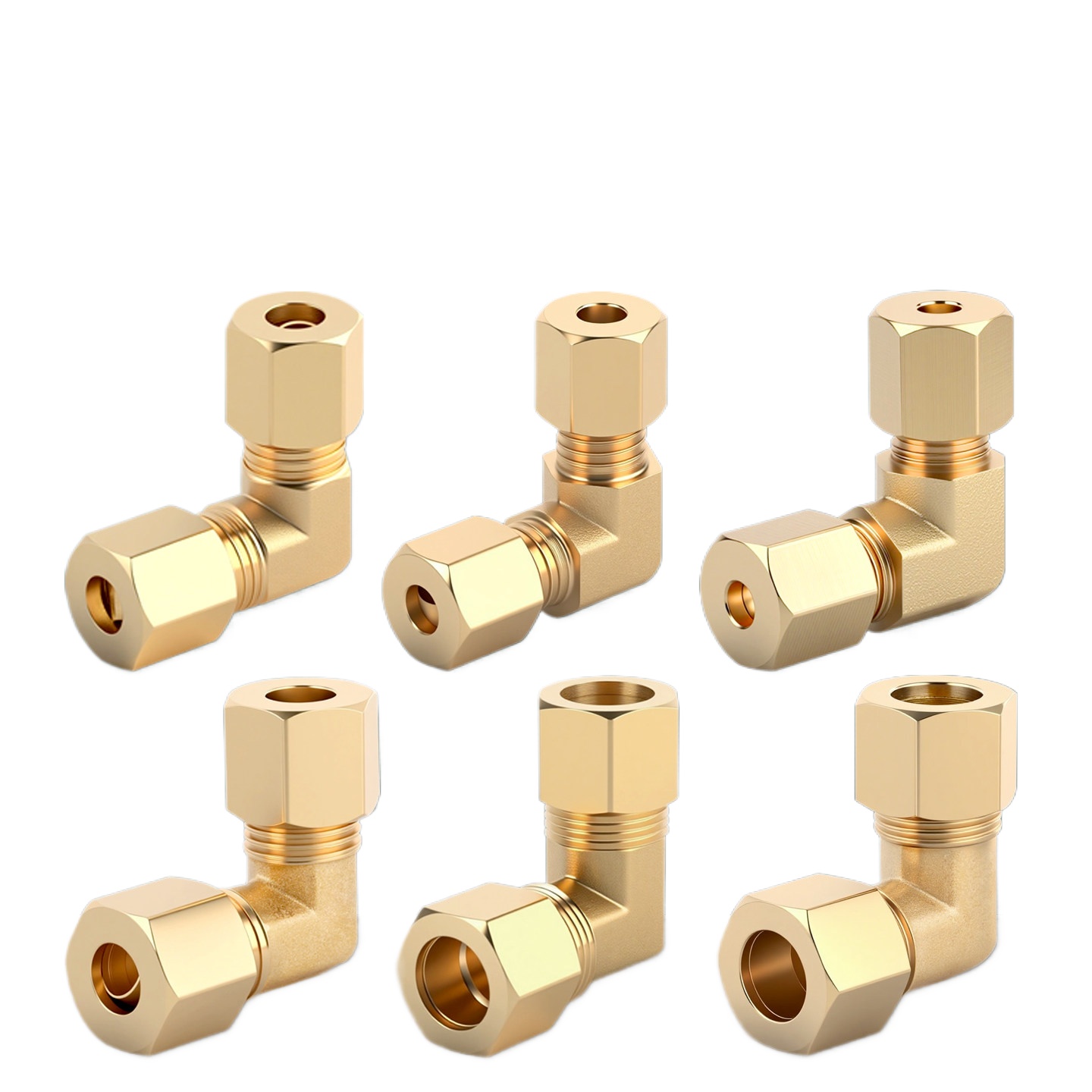 ข้อต่อท่อทองเหลืองแบบข้อศอก 90 - Compression Fitting Brass บทวิจารณ์และราคา
