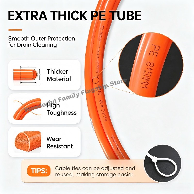 ชุดเครื่องมือขจัดสิ่งอุดตันท่อ - Drain Snake Flexible บทวิจารณ์และราคา