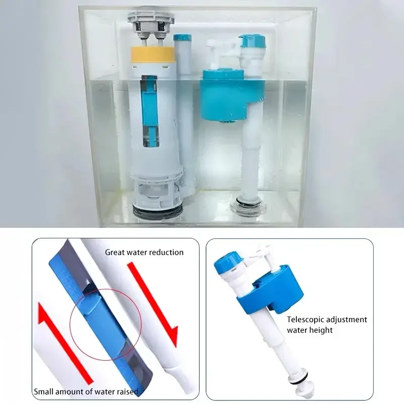 วาล์วเติมน้ำถังชักโครกแบบปรับไ - Toilet Fill Valve บทวิจารณ์และราคา
