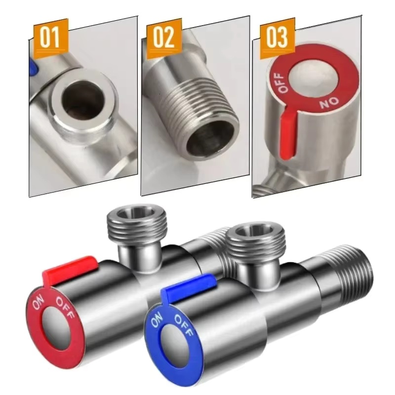 วาล์วสามเหลี่ยม 1 ชิ้น วาล์วหย - Toilet Fill Valve บทวิจารณ์และราคา