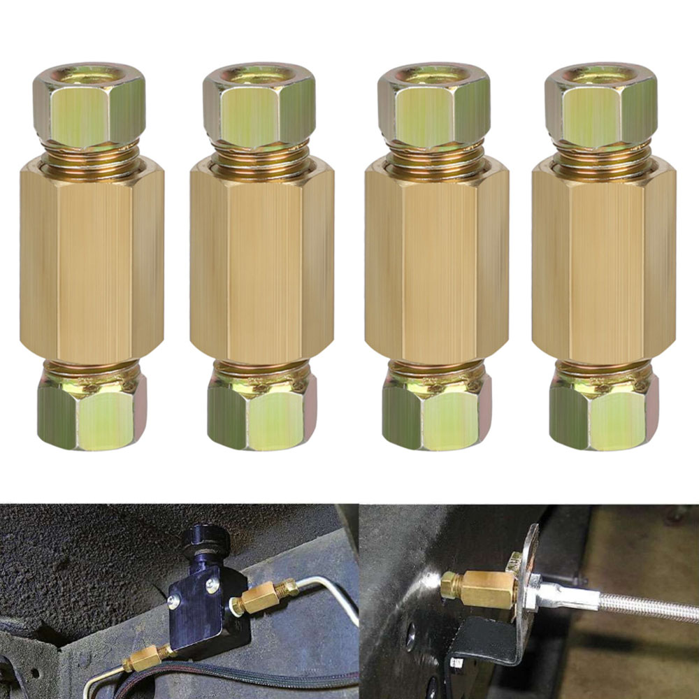 12ชิ้น3/16 (3/8-24กลับหัว) ท่อ - Compression Fitting Brass บทวิจารณ์และราคา