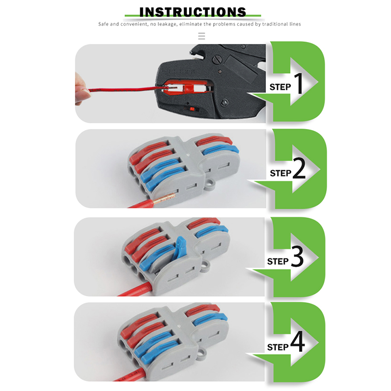 SPL42/62/82/102 สายไฟตัวนํา Co - Push Fit Connector บทวิจารณ์และราคา
