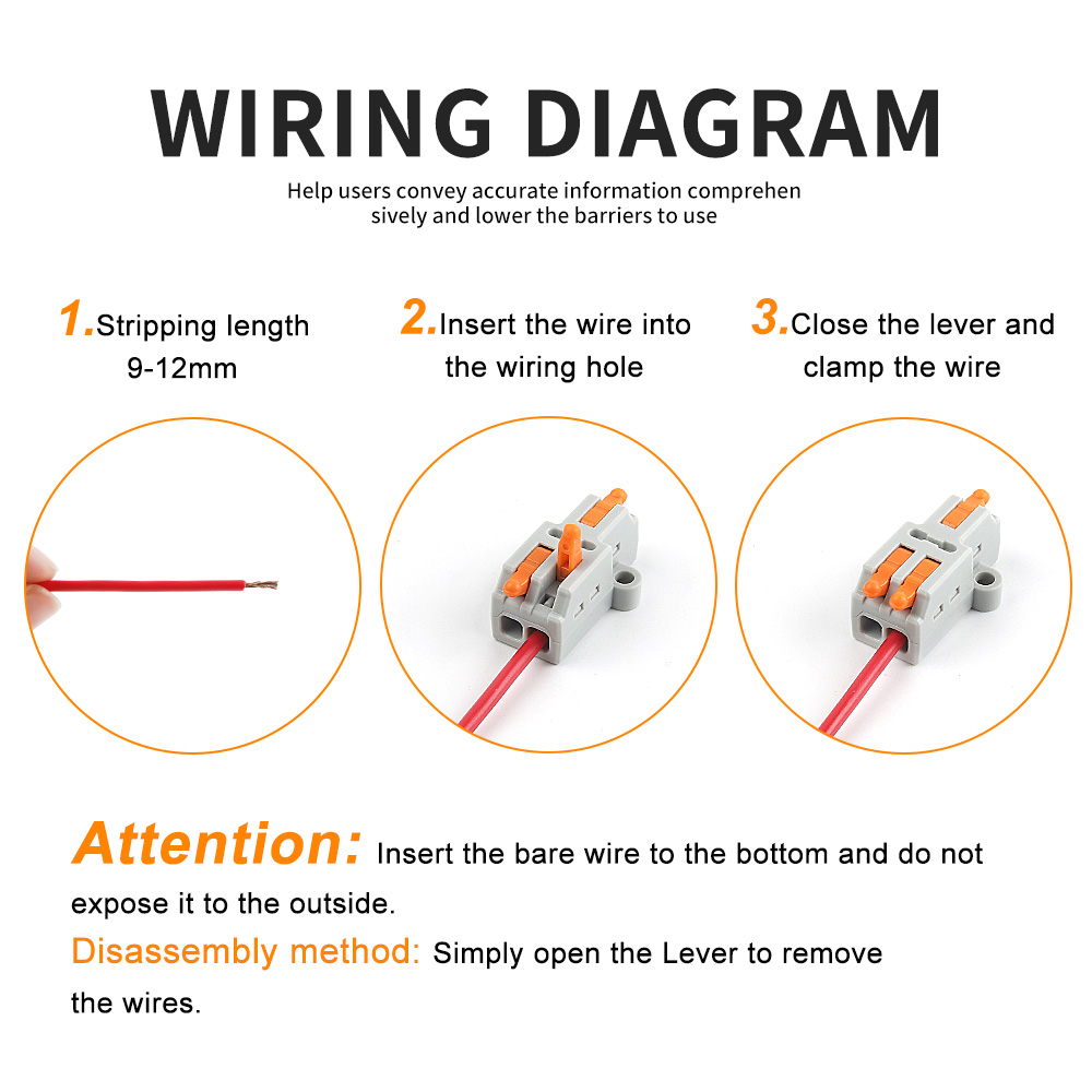 DIY GO 10/50PCS ขั้วต่อสายไฟแบ - Push Fit Connector บทวิจารณ์และราคา