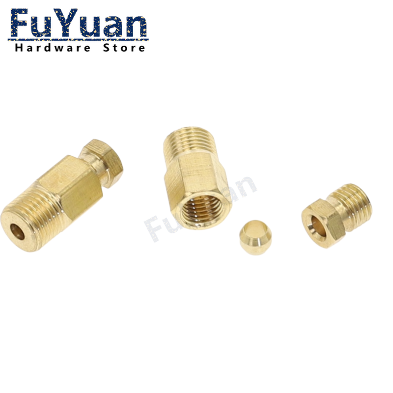 การบีบอัดท่อข้อต่อการบีบอัด4 6 - Compression Fitting Brass บทวิจารณ์และราคา