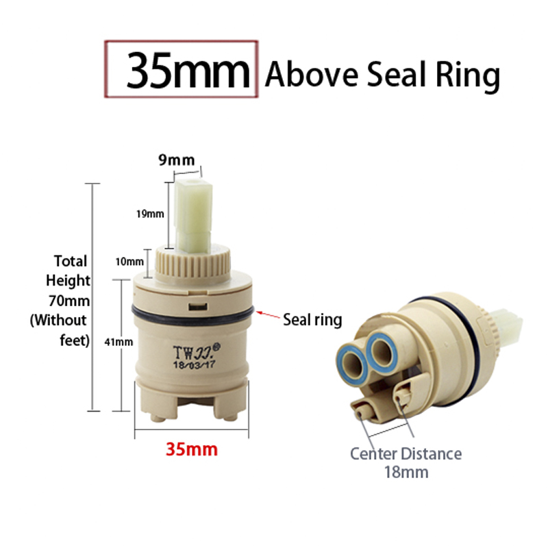 แตะผสมสูง SPOOL วาล์ว 35 มม./4 - Basin Mixer Cartridge บทวิจารณ์และราคา