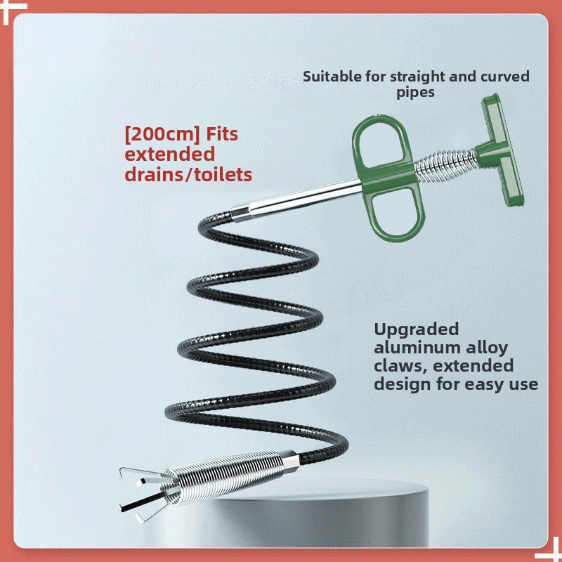 ตะขอเกี่ยวท่อระบายน้ำสีเขียวสำ - Drain Snake Flexible บทวิจารณ์และราคา