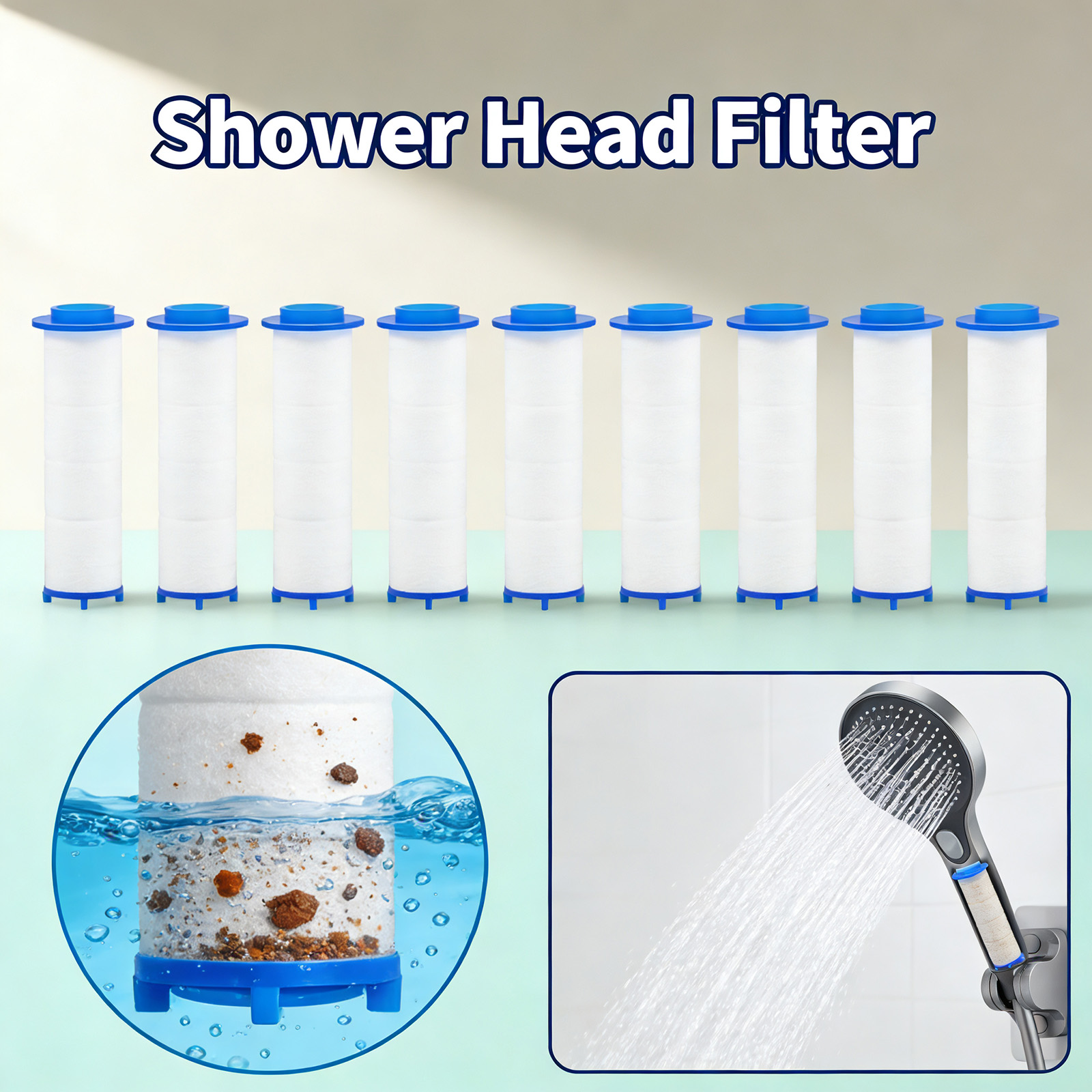 20 ชิ้น ไส้กรองฝักบัวอาบน้ำแบบ - Shower Valve Cartridge บทวิจารณ์และราคา