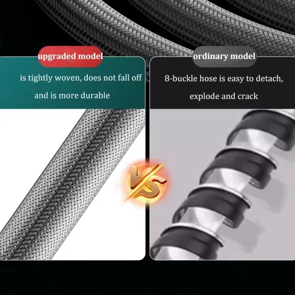 สายยางไนลอนถักแบบ 1.5/2 เมตร ส - Flexible Hose Braided บทวิจารณ์และราคา