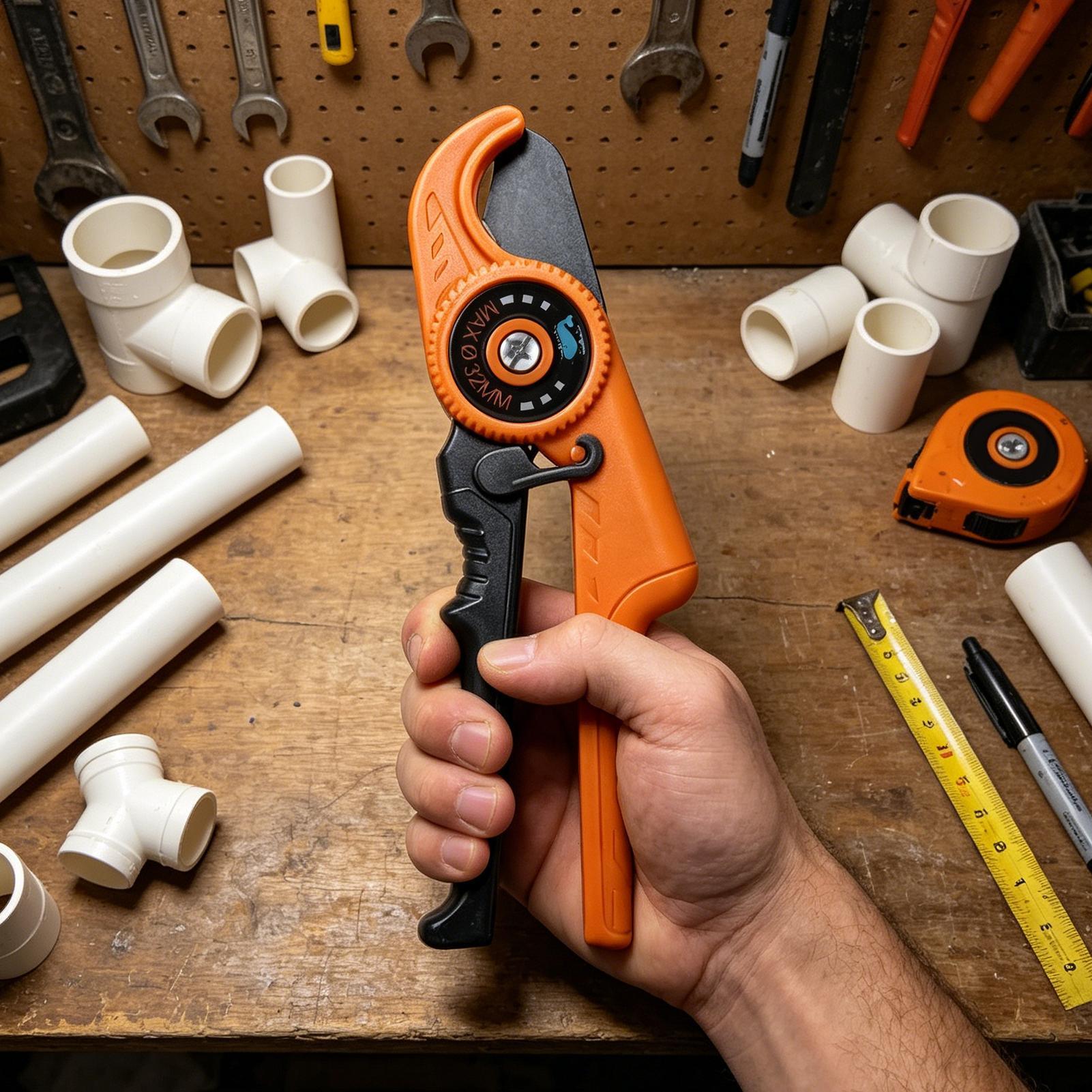 เครื่องตัดท่อพีวีซีแบบมีระบบแร - Pipe Cutter Ratchet บทวิจารณ์และราคา