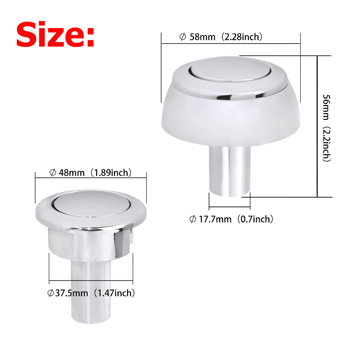 ปุ่มกดชักโครกแบบกดครั้งเดียว ข - Toilet Fill Valve บทวิจารณ์และราคา