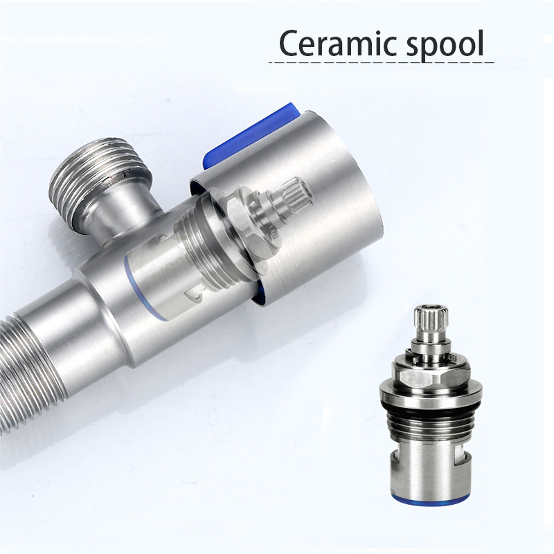 วาล์วมุม 1/2 ทางเข้า 3/8 ทางออ - Toilet Fill Valve บทวิจารณ์และราคา
